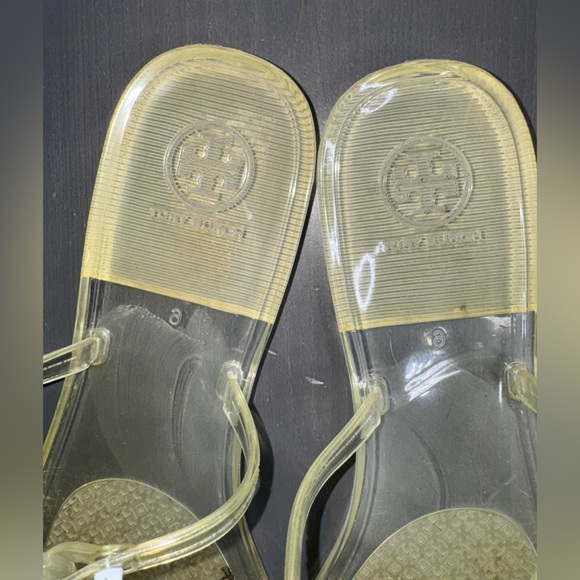 Tory Burch Mini Miller Clear Sandals - Picture 2 of 5